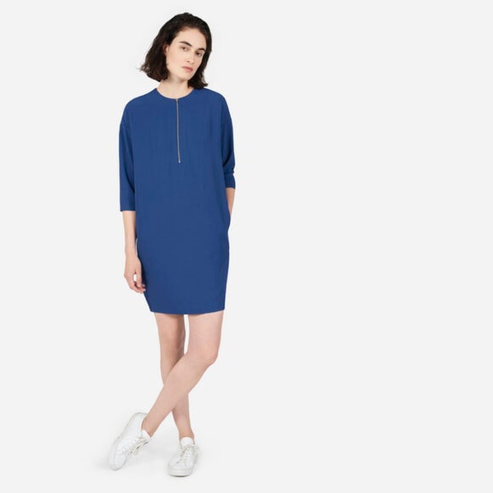 Everlane GoWeave Zip Front Dress, Size 6 - NWOT